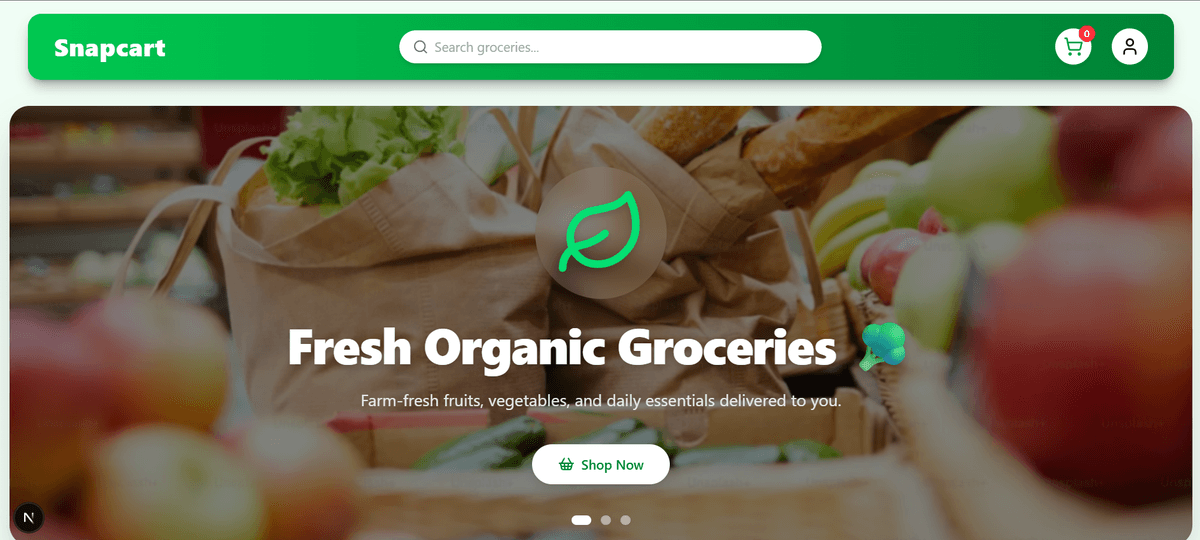 SnapCart | 10 min Delivery E-commerce